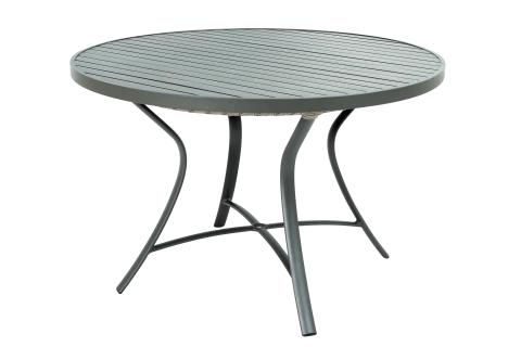 Mesa redonda tampo alumínio e base para varanda lacasa - BAQUER - comprar online