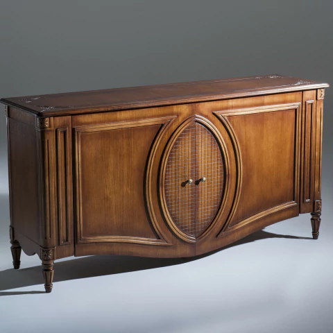 Buffet Clássico 1,79m 2 Portas Madeira Maciça - ELLOS