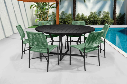 Conjunto Mesa e Cadeiras Para Àrea Externa - ALICE