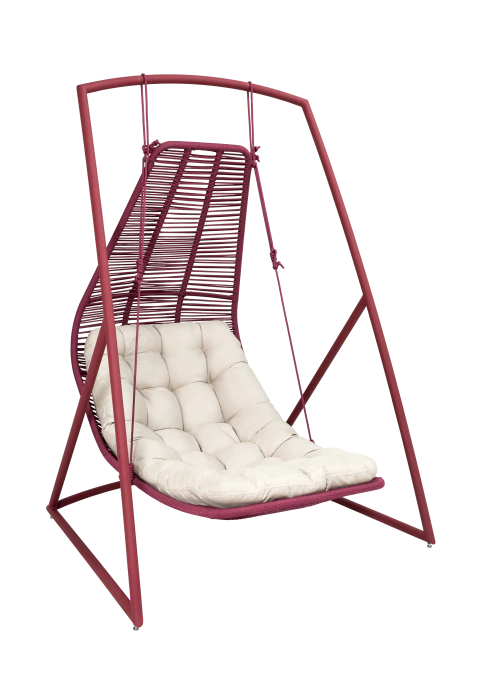 Balanço em alumínio e corda nautica para varanda lacasa - DENDÊ - comprar online