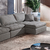 Sofá Retrátil Articulado com Chaise - LOBATO - comprar online