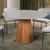 Imagem do Conjunto jantar mesa redonda com 4 cadeiras pés no metal - LIZ
