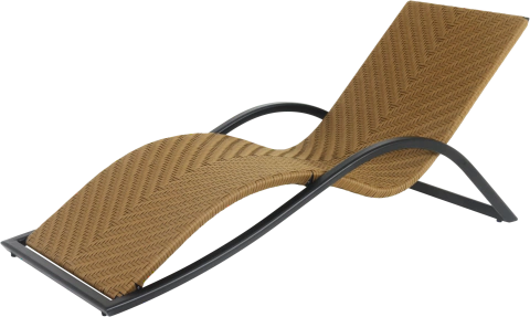 Espreguiçadeira em alumínio e fibra sintética - PALENA - comprar online