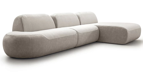 Sofá Orgânico com Chaise - COSMO - comprar online