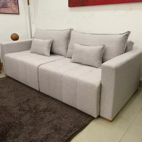 Sofá Retrátil e Reclinável Sem Caixa - FAENDA