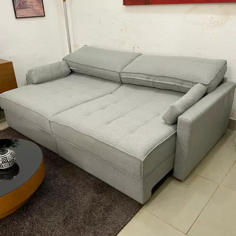 Sofá retrátil sem caixa com baú interno - ZARB - comprar online