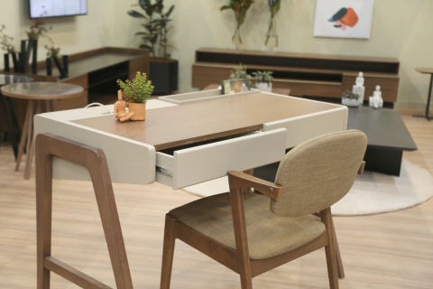 Escrivaninha em Madeira Maciça - TROY