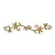 Kit 5un. Aplique MDF Cru Recorte - Arabesco Mod. C - 8cm