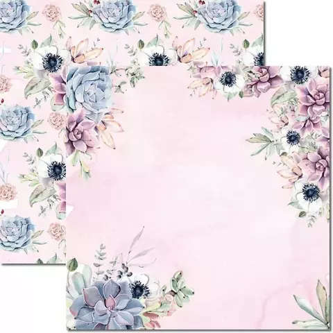Papel para Scrapbook Dupla Face - SC-575 - Suculentas 5 - Arte Fácil