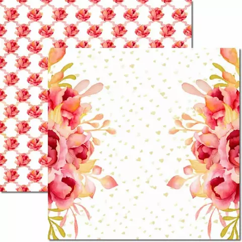 Papel para Scrapbook Dupla Face - SC-595 Sweet 2 - Arte Fácil