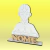 Kit 20 Centro de Mesa Personalizada - Avatar Aang - Enfeite Aniversário Lembrancinha Infantil Mdf Branco - loja online