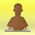 Kit 20 Centro de Mesa Personalizada - Avatar Aang - Enfeite Aniversário Lembrancinha Infantil Mdf Branco - Vieles Bazar