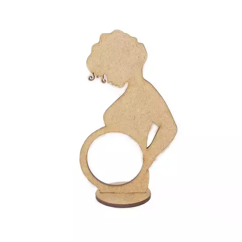 Porta Bombom Lembrancinha Chá de Bebê em Mdf Cru