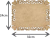 Kit 3un. Placa MDF Moldura - Mod. D - 32x24