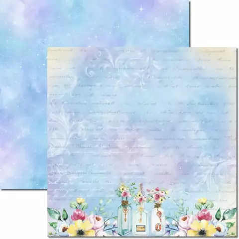 Papel para Scrapbook Dupla Face - SC-653 Fragrância 4 - Arte Fácil