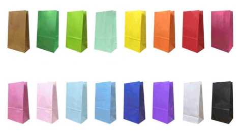 Bolsita Golosinera (FB3) x 1000 Colores Lisos 12x25x8 Bolsa Candy