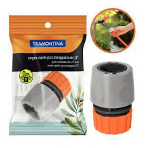 ENGATE RÁPIDO LIVRE MANGUEIRA DE JARDIM 1/2" - TRAMONTINA