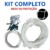 KIT REDE DE PROTEÇÃO COMPLETO MALHA 5X5 FIO 2mm SEM NÓ POLIAMIDA - BRANCA