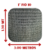 TELA ARTISTICA ONDULADA GALVANIZADA MALHA 1" FIO BWG10 3,4mm 5X1,50