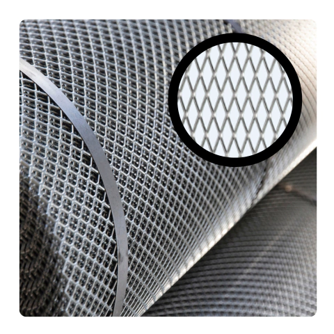 TELA EXPANDIDA ALUMÍNIO ROLO