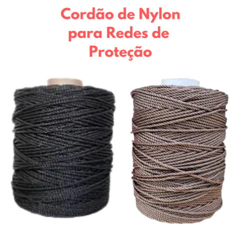 Cordão de Nylon 4mm para Redes de Proteção