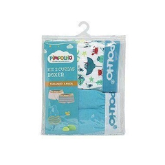 Cueca Boxer Infantil Fundo do Mar - Pimpolho - comprar online