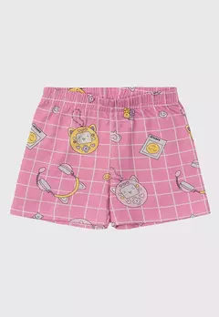 Pijama Infantil Tamagoshi Rosa Brandili - Casulo Moda Infantil