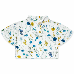 Camisa Floral Manga Curta Infantil Feminina Marisol - comprar online