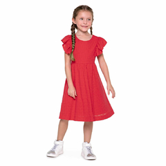 Vestido Manga Curta Infantil Feminino Marisol - comprar online
