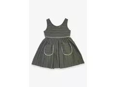 Vestido Yasmin Verde Floresta - Casulo Moda Infantil