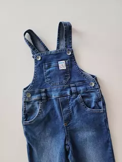 Jardineira jeans dino Alphabeto - comprar online