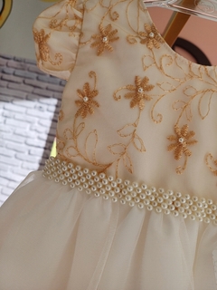 Vestido bordado Infantil Bebê festa - comprar online