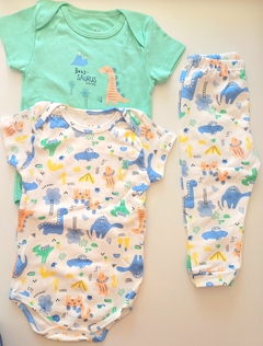 Kit body/calça menino kiko baby