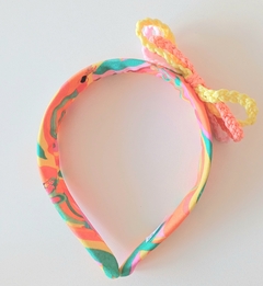Arco Infantil para Cabelo Estampa Aloha Mini na internet