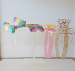Tiaras em acrílico