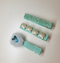 Trio hair clip conchas Ref. 003 - comprar online