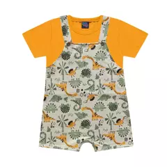 CONJUNTO JARDINEIRA E CAMISETA - JURASSIC - comprar online