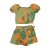 Conjunto Feminino Blusa e Shorts Saia em Viscose - Alakazoo