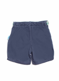 Bermuda Infantil Bebê Menino Estampa Sharkmania – Tam. 3 a 12 meses – Marinho Ref.59263 - Casulo Moda Infantil