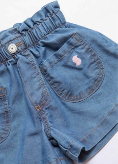 SHORT BASIQUINHO FUN JEANS - MENINA Ref.59233 - Casulo Moda Infantil