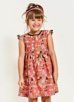 VESTIDO DELICIAS LA DE CASA MARROM 4 Ref.60003