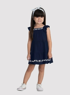 Vestido Alakazoo Babados Meia Malha Penteada na internet