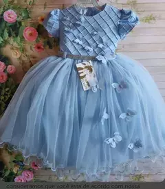 Vestido Bebê Luxo Festa