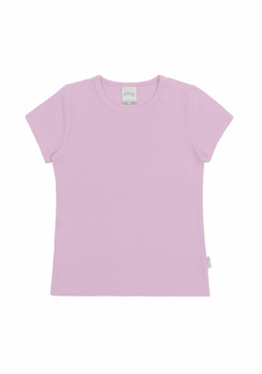 Blusa básica canelada manga curta Ref.139 - comprar online