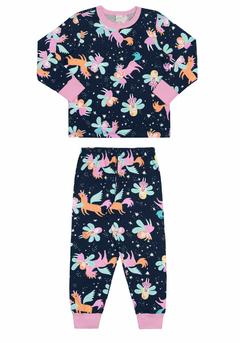 PIJAMA INFANTIL MENINA LONGO ESTAMPADO Ref. 19225 - comprar online