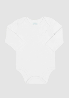 BODY BEBÊ UNISSEX EM MALHA SUEDINE COM MANGA LONGA - comprar online