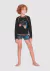 CONJUNTO INFANTIL COM CAMISETA MANGA LONGA E SUNGA Ref.45694