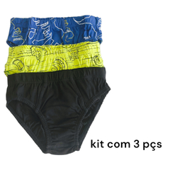 Kit 3 cuecas slip Brandili