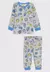 Pijama Infantil Brandili Longo Estampado Cinza - comprar online
