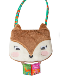 Bolsa Infantil Menina Estampa Conto da Raposinha – Tam. U - Marrom - Marca Alphabeto